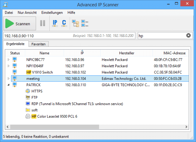 Advanced IP SCANNER