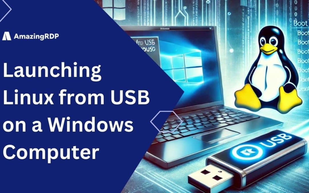 Launching Linux from USB on a Windows Computer
