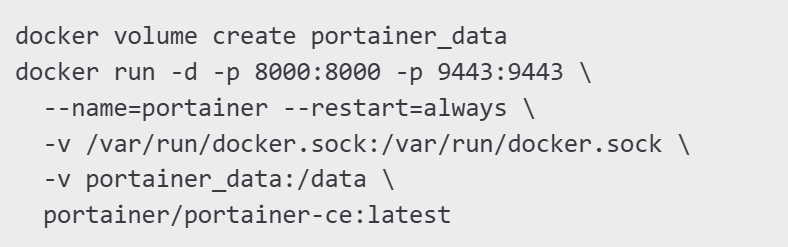 Install Portainer