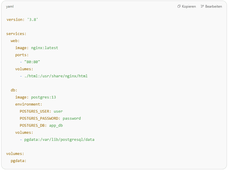 Create a docker-compose File